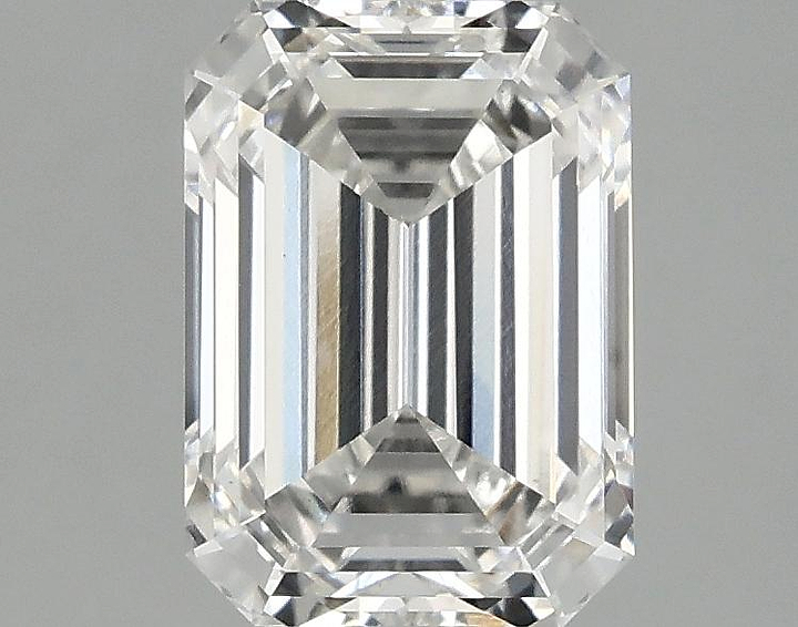 2.1 Carat Emerald Shaped Ideal Cut VS1 IGI Certified Lab Grown Diamond