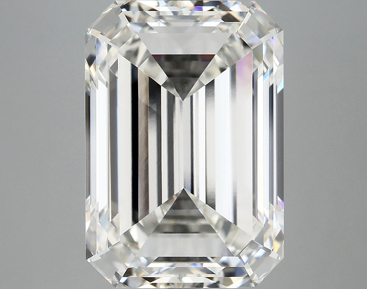 10.53 Carat Emerald Shaped Ideal Cut VVS2 IGI Certified Lab Grown Diamond