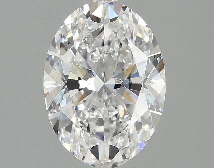1.45 Carat Oval Shaped Ideal Cut VVS2 IGI Certified Lab Grown Diamond