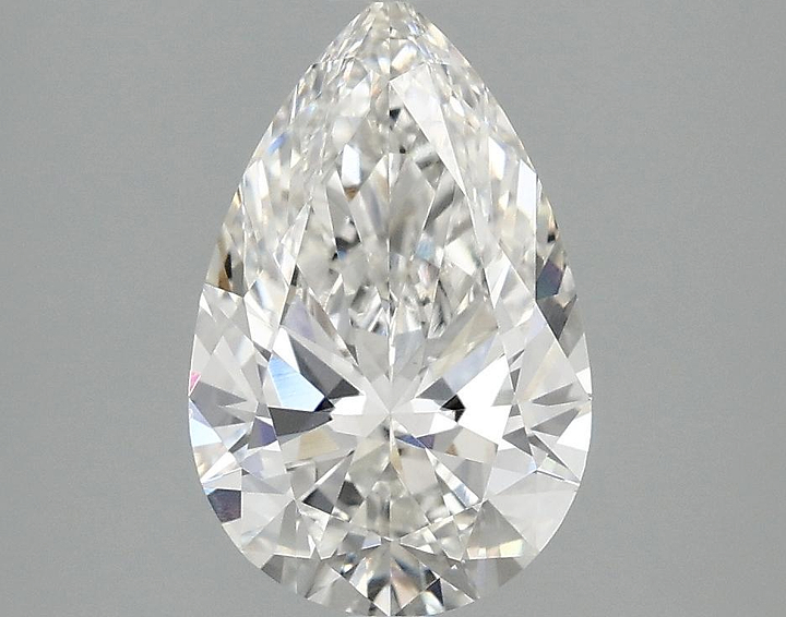 1.98 Carat Pear Shaped Ideal Cut VVS2 IGI Certified Lab Grown Diamond