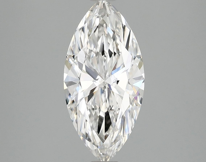 2.02 Carat Marquise Shaped Excellent Cut VVS2 IGI Certified Lab Grown Diamond