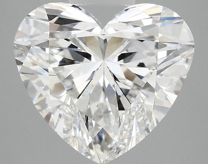 4.09 Carat Heart Shaped Ideal Cut VS1 IGI Certified Lab Grown Diamond