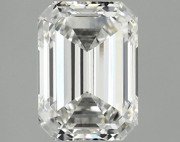 3.03 Carat Emerald Shaped Excellent Cut VVS2 IGI Certified Lab Grown Diamond