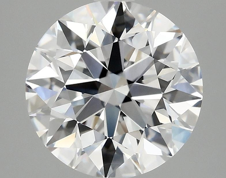 2.85 Carat Round Shaped Excellent Cut VVS2 IGI Certified Lab Grown Diamond
