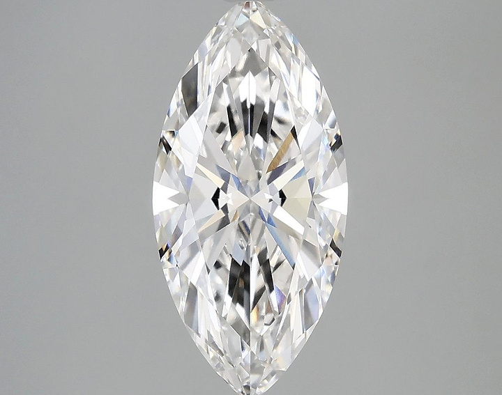 2.39 Carat Marquise Shaped Excellent Cut VVS2 IGI Certified Lab Grown Diamond