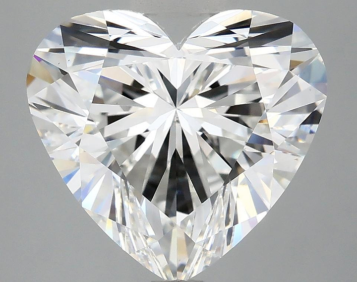 5.1 Carat Heart Shaped Ideal Cut VS1 IGI Certified Lab Grown Diamond