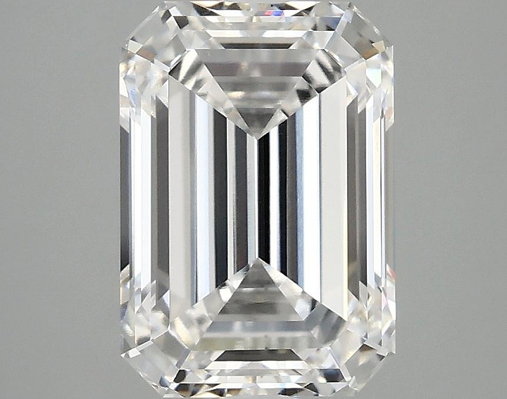 3.03 Carat Emerald Shaped Ideal Cut VS1 IGI Certified Lab Grown Diamond