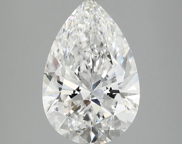 3.05 Carat Pear Shaped Excellent Cut VVS2 IGI Certified Lab Grown Diamond
