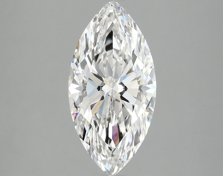 2.4 Carat Marquise Shaped Ideal Cut VS1 IGI Certified Lab Grown Diamond