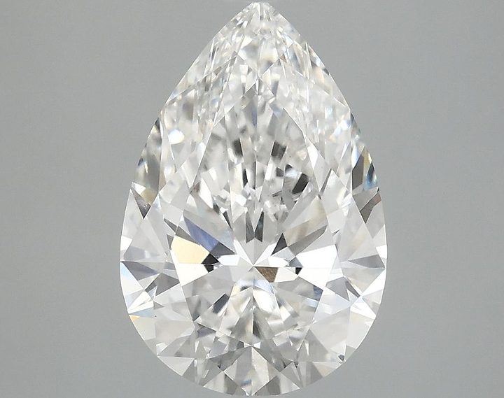 3.03 Carat Pear Shaped Excellent Cut VVS2 IGI Certified Lab Grown Diamond