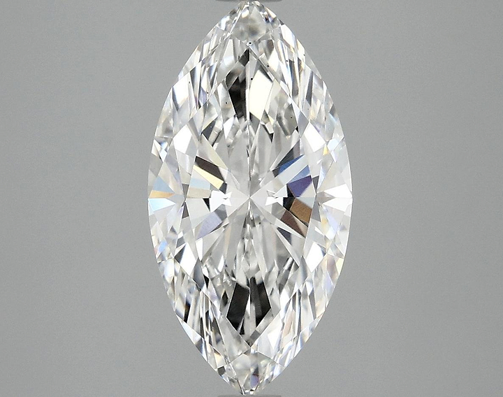 2.56 Carat Marquise Shaped Ideal Cut VS2 IGI Certified Lab Grown Diamond