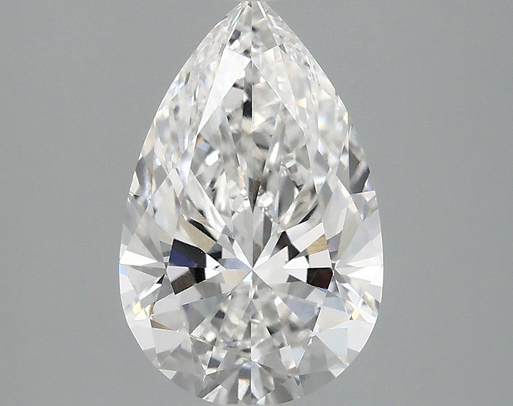 2.0 Carat Pear Shaped Ideal Cut VVS2 IGI Certified Lab Grown Diamond