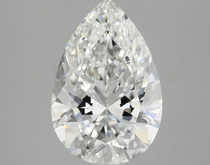 3.07 Carat Pear Shaped Excellent Cut VS1 IGI Certified Lab Grown Diamond
