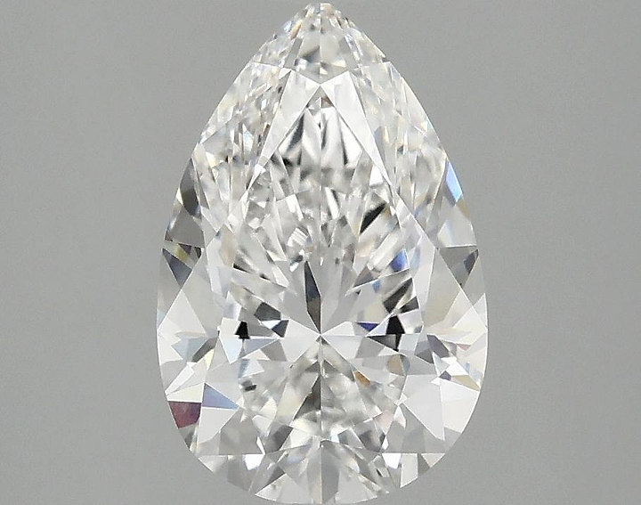 2.08 Carat Pear Shaped Excellent Cut VVS2 IGI Certified Lab Grown Diamond