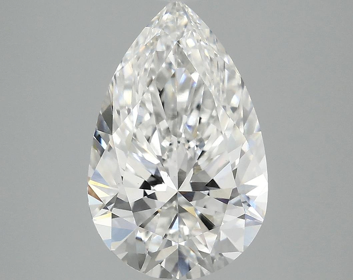 3.07 Carat Pear Shaped Ideal Cut VS1 IGI Certified Lab Grown Diamond