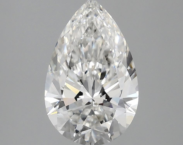 2.05 Carat Pear Shaped Ideal Cut VS1 IGI Certified Lab Grown Diamond