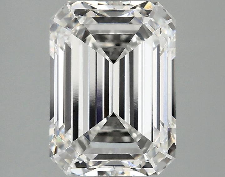 3.1 Carat Emerald Shaped Excellent Cut VVS2 IGI Certified Lab Grown Diamond