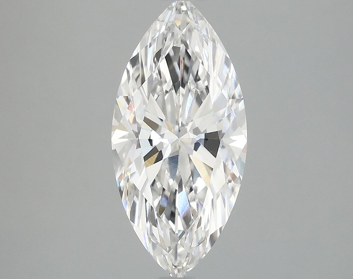2.04 Carat Marquise Shaped Excellent Cut VVS2 IGI Certified Lab Grown Diamond