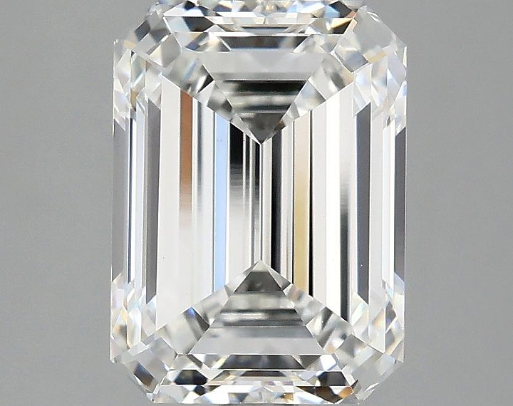 3.08 Carat Emerald Shaped Excellent Cut VS1 IGI Certified Lab Grown Diamond
