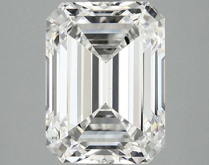 3.08 Carat Emerald Shaped Excellent Cut VVS2 IGI Certified Lab Grown Diamond