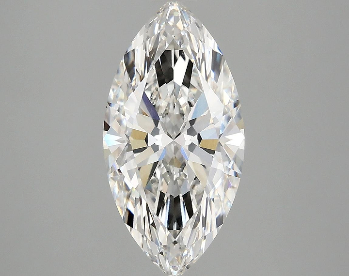 2.39 Carat Marquise Shaped Ideal Cut VVS2 IGI Certified Lab Grown Diamond