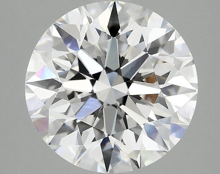 3.07 Carat Round Shaped Excellent Cut VVS2 IGI Certified Lab Grown Diamond