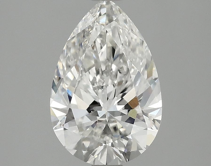 2.07 Carat Pear Shaped Excellent Cut VS1 IGI Certified Lab Grown Diamond