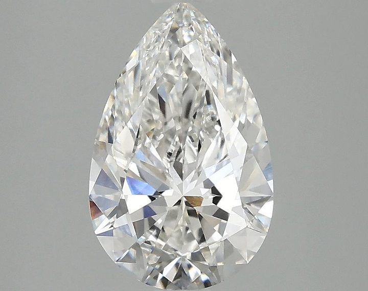 2.03 Carat Pear Shaped Ideal Cut VVS2 IGI Certified Lab Grown Diamond