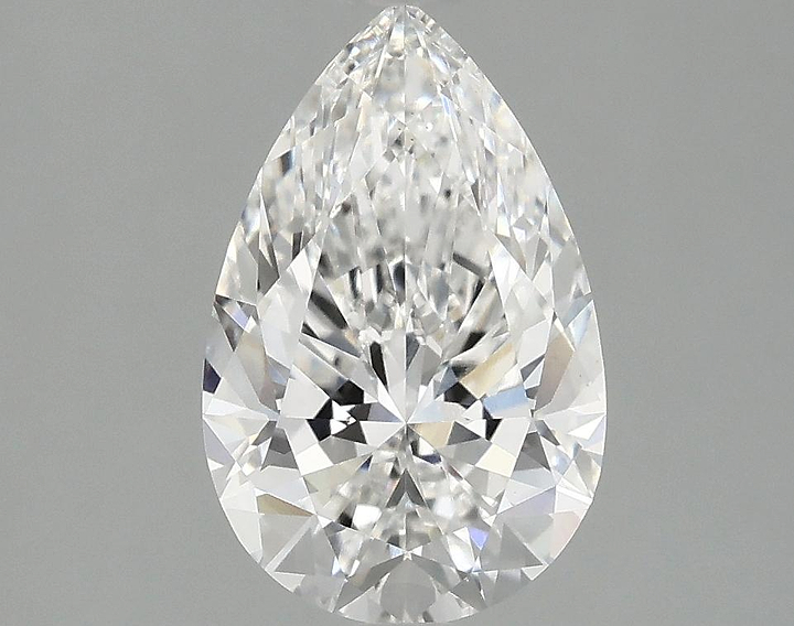 2.09 Carat Pear Shaped Ideal Cut VS1 IGI Certified Lab Grown Diamond