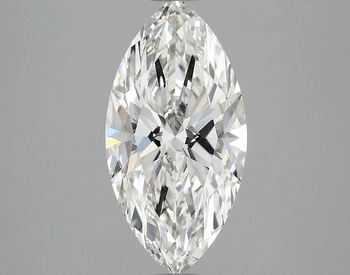 2.1 Carat Marquise Shaped Ideal Cut VS1 IGI Certified Lab Grown Diamond