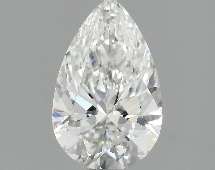 1.07 Carat Pear Shaped Ideal Cut VVS2 IGI Certified Lab Grown Diamond