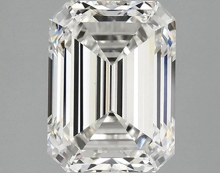 2.94 Carat Emerald Shaped Excellent Cut VS1 IGI Certified Lab Grown Diamond