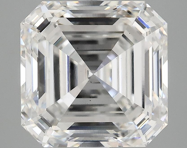 4.76 Carat Asscher Shaped Ideal Cut VS2 IGI Certified Lab Grown Diamond