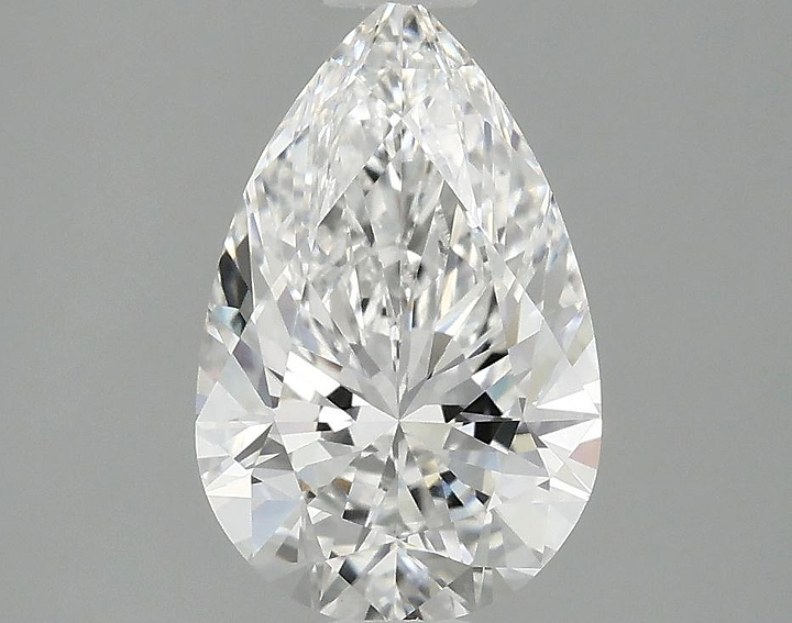 2.0 Carat Pear Shaped Ideal Cut VVS2 IGI Certified Lab Grown Diamond