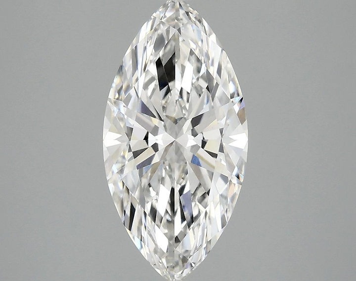2.34 Carat Marquise Shaped Ideal Cut VVS2 IGI Certified Lab Grown Diamond