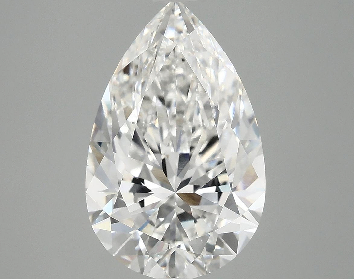 4.05 Carat Pear Shaped Ideal Cut VS2 IGI Certified Lab Grown Diamond