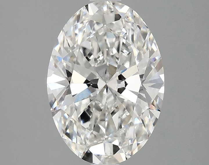 2.54 Carat Oval Shaped Ideal Cut VVS2 IGI Certified Lab Grown Diamond