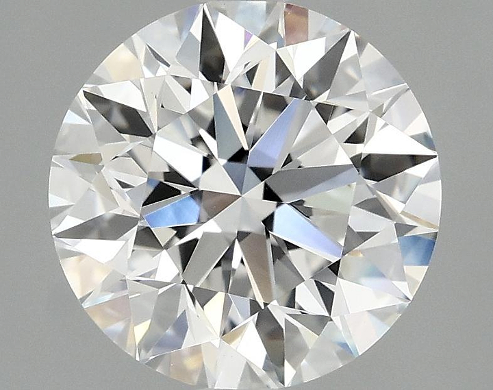 2.05 Carat Round Shaped Excellent Cut VVS2 IGI Certified Lab Grown Diamond