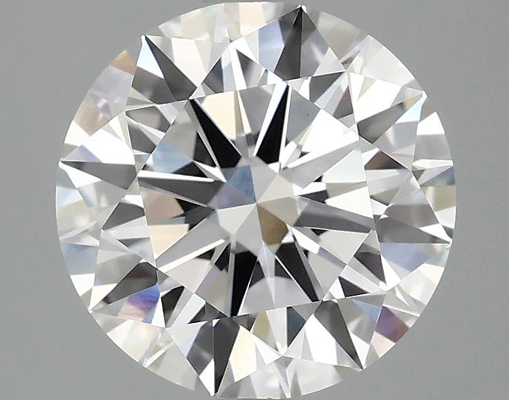 3.06 Carat Round Shaped Ideal Cut VVS2 IGI Certified Lab Grown Diamond