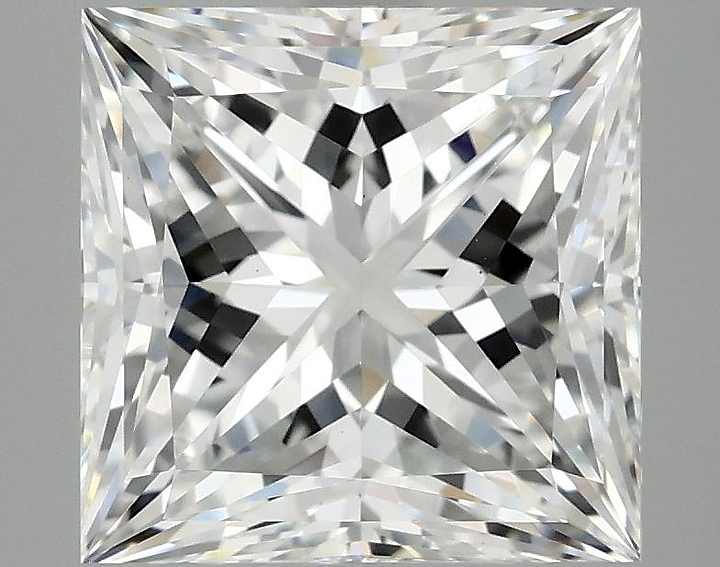 4.7 Carat Princess Shaped Ideal Cut VS1 IGI Certified Lab Grown Diamond