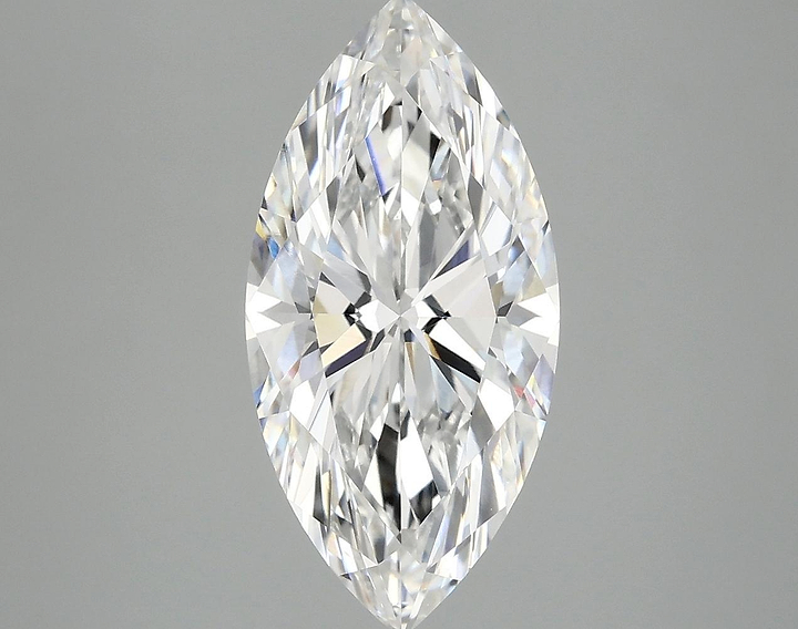 3.07 Carat Marquise Shaped Excellent Cut VVS2 IGI Certified Lab Grown Diamond