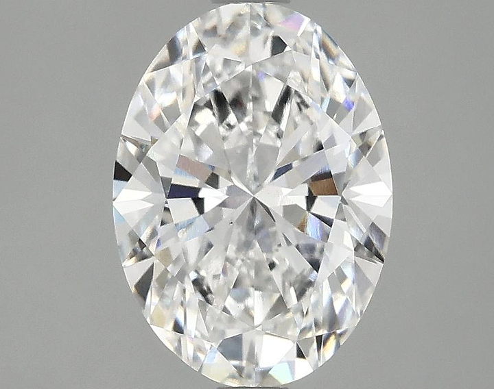 2.1 Carat Oval Shaped Ideal Cut VS2 IGI Certified Lab Grown Diamond