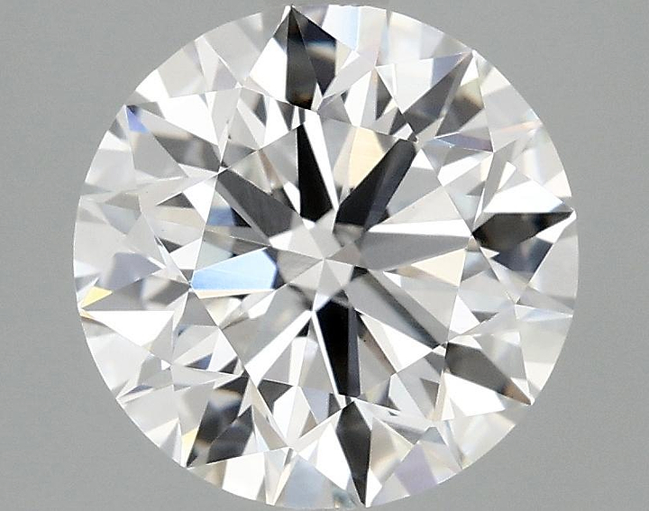 2.93 Carat Round Shaped Excellent Cut VVS2 IGI Certified Lab Grown Diamond