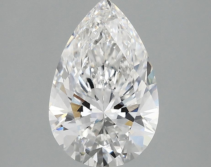 2.03 Carat Pear Shaped Ideal Cut VVS2 IGI Certified Lab Grown Diamond