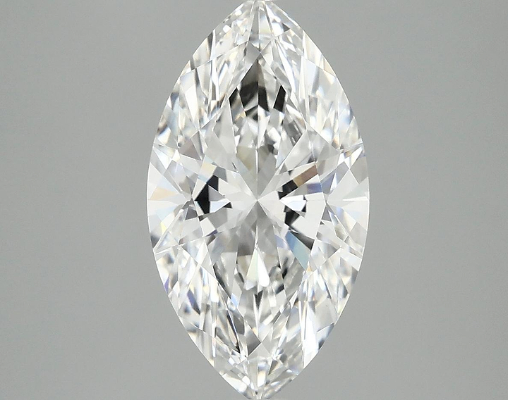2.98 Carat Marquise Shaped Excellent Cut VVS2 IGI Certified Lab Grown Diamond