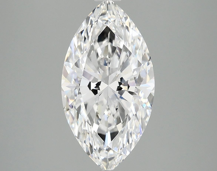 2.9 Carat Marquise Shaped Excellent Cut VVS2 IGI Certified Lab Grown Diamond
