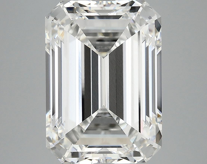 7.18 Carat Emerald Shaped Ideal Cut VVS2 IGI Certified Lab Grown Diamond