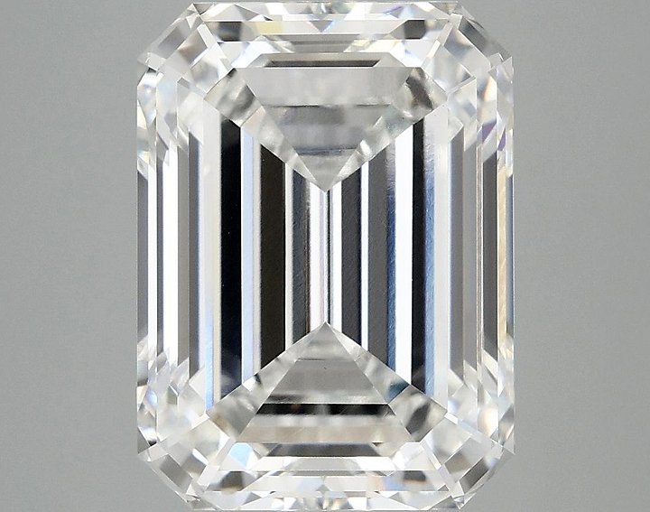 7.19 Carat Emerald Shaped Excellent Cut VVS2 IGI Certified Lab Grown Diamond