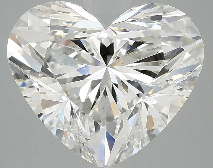 4.01 Carat Heart Shaped Excellent Cut VS2 IGI Certified Lab Grown Diamond