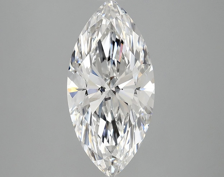 3.01 Carat Marquise Shaped Excellent Cut VVS2 IGI Certified Lab Grown Diamond